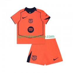FC Barcelona drakt Tredjetrøye Kort erm 2025-2026 , Barnesett