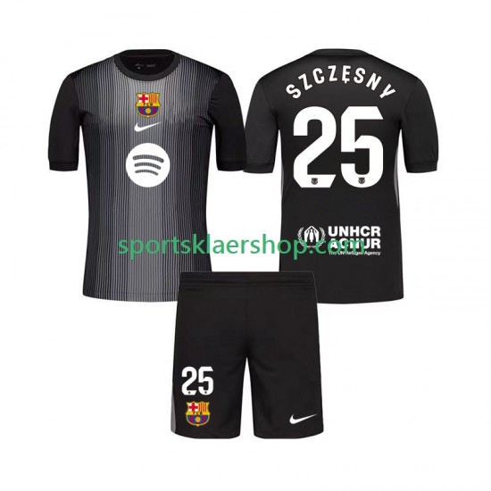 FC Barcelona drakt Szczesny 25 Keeper Tredjetrøye Kort erm 2025-2026 , Barnesett