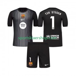 FC Barcelona drakt Ter Stegen 1 Keeper Tredjetrøye Kort erm 2025-2026 , Barnesett FC Barcelona drakt Ter Stegen 1 Keeper Tredjetrøye Kort erm 2025-2026 , Barnesett
