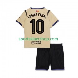FC Barcelona drakt Lamine Yamal 10 UCL Bortetrøye Kort erm 2025-2026 , Barnesett