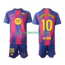 FC Barcelona drakt Lamine Yamal 10 Hjemmetrøye Kort erm 2025-2026 , Barnesett FC Barcelona drakt Lamine Yamal 10 Hjemmetrøye Kort erm 2025-2026 , Barnesett