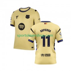 FC Barcelona drakt Raphinha 11 Champions League Bortetrøye Kort erm 2025-2026 , Herre FC Barcelona drakt Raphinha 11 Champions League Bortetrøye Kort erm 2025-2026 , Herre