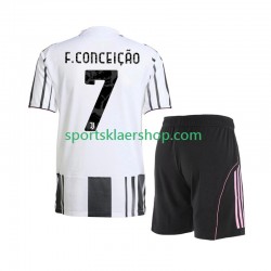Juventus drakt Francisco Conceicao 7 Hjemmetrøye Kort erm 2025-2026 , Barnesett