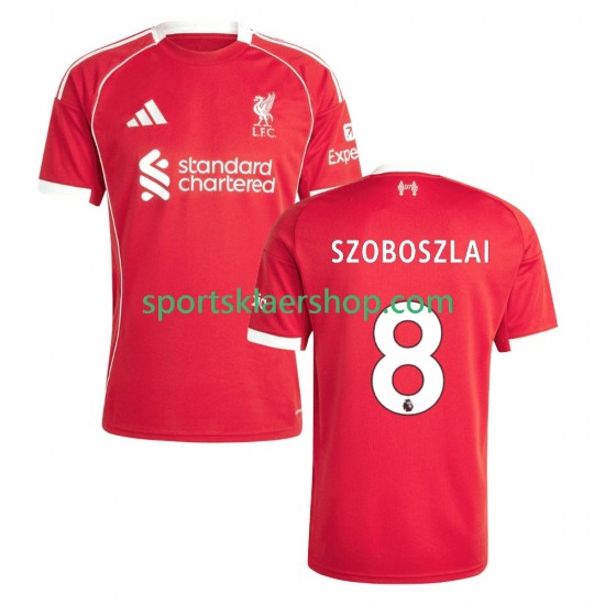 Liverpool drakt Dominik Szoboszlai 8 Hjemmetrøye Kort erm 2025-2026 , Herre