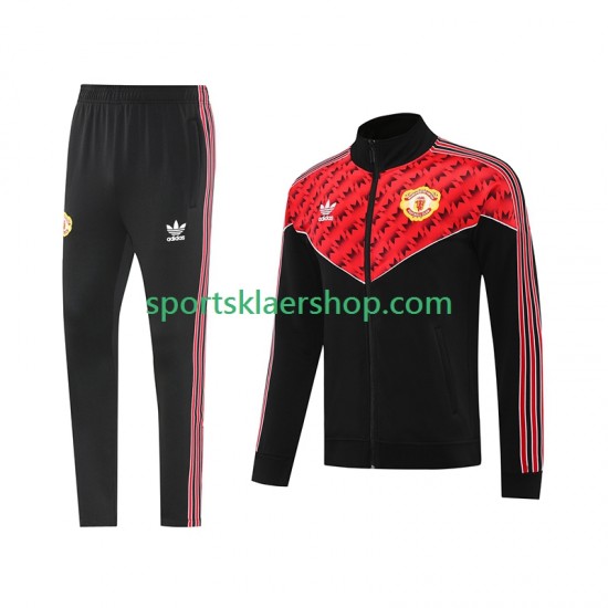 Manchester Utd 2025-2026 Svart Treningsdress