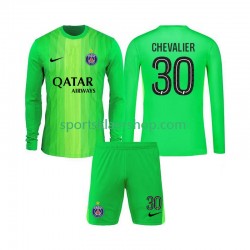 Paris Saint-Germain drakt Lucas Chevalier 30 Keeper Bortetrøye Lang erm 2025-2026 , Barnesett