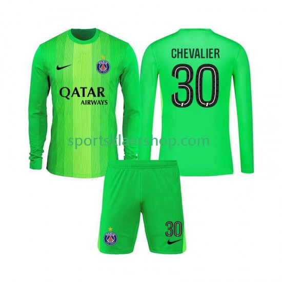 Paris Saint-Germain drakt Lucas Chevalier 30 Keeper Bortetrøye Lang erm 2025-2026 , Barnesett