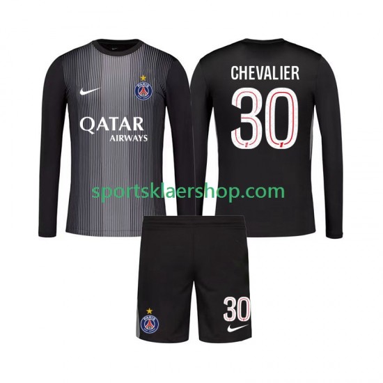 Paris Saint-Germain drakt Lucas Chevalier 30 Keeper Hjemmetrøye Lang erm 2025-2026 , Barnesett