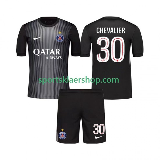 Paris Saint-Germain drakt Lucas Chevalier 30 Keeper Hjemmetrøye Kort erm 2025-2026 , Barnesett