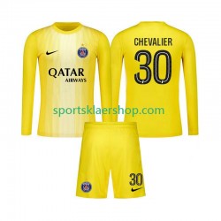 Paris Saint-Germain drakt Lucas Chevalier 30 Keeper Tredjetrøye Lang erm 2025-2026 , Barnesett