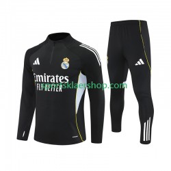 Real Madrid 2025-2026 Svart Trenings Collegegenser Set