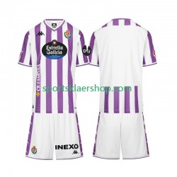 Real Valladolid drakt Hjemmetrøye Kort erm 2025-2026 , Barnesett