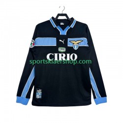 SS Lazio drakt 1998 Retro Bortetrøye Lang erm 1999 , Herre