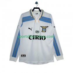 SS Lazio drakt 2000 Retro Bortetrøye Lang erm 1999 , Herre