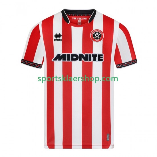 Sheffield United drakt Hjemmetrøye Kort erm 2025-2026 , Herre
