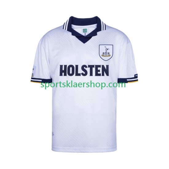 Tottenham Hotspur drakt Retro Hjemmetrøye Kort erm 1994 , Herre