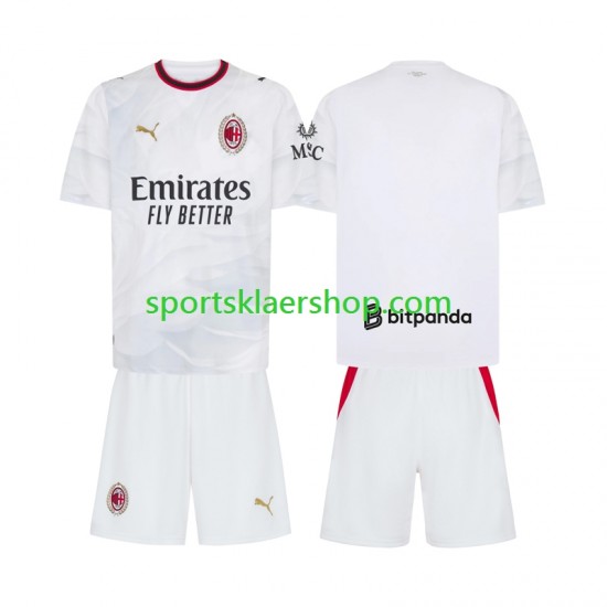 AC Milan drakt Bortetrøye Kort erm 2026-2027 , Barnesett