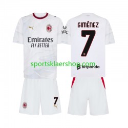AC Milan drakt Gimenez 7 Bortetrøye Kort erm 2026-2027 , Barnesett