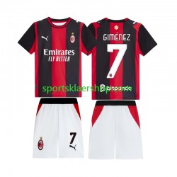 AC Milan drakt Gimenez 7 Hjemmetrøye Kort erm 2026-2027 , Barnesett