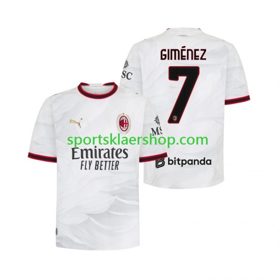 AC Milan drakt Gimenez 7 Bortetrøye Kort erm 2026-2027 , Herre
