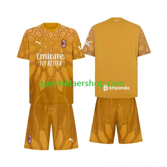AC Milan drakt Keeper Hjemmetrøye Kort erm 2026-2027 , Barnesett