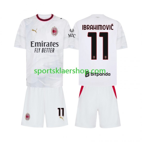 AC Milan drakt Ibrahimovic 11 Bortetrøye Kort erm 2026-2027 , Barnesett