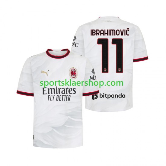 AC Milan drakt Ibrahimovic 11 Bortetrøye Kort erm 2026-2027 , Herre