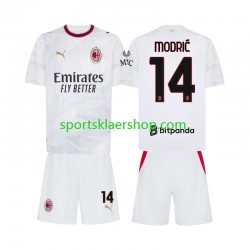 AC Milan drakt Modrić Luka 14 Bortetrøye Kort erm 2026-2027 , Barnesett