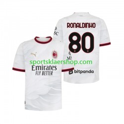 AC Milan drakt Ronaldinho 80 Bortetrøye Kort erm 2026-2027 , Herre AC Milan drakt Ronaldinho 80 Bortetrøye Kort erm 2026-2027 , Herre