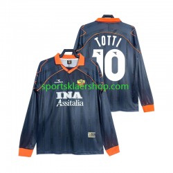 AS Roma drakt Totti 10 2000 Retro Tredjetrøye Lang erm 1999 , Herre AS Roma drakt Totti 10 2000 Retro Tredjetrøye Lang erm 1999 , Herre