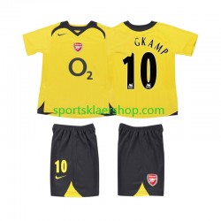 Arsenal drakt BERGKAMP 10 2005 Retro Bortetrøye Kort erm 2006 , Barnesett