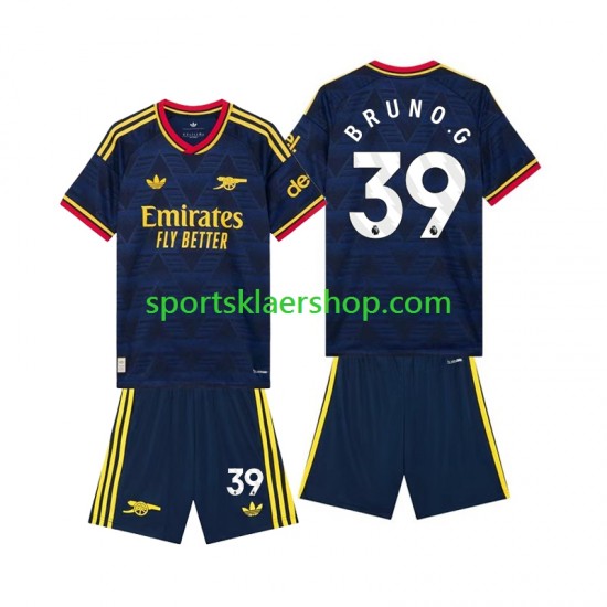 Arsenal drakt Bruno Guimaraes 39 Bortetrøye Kort erm 2026-2027 , Barnesett