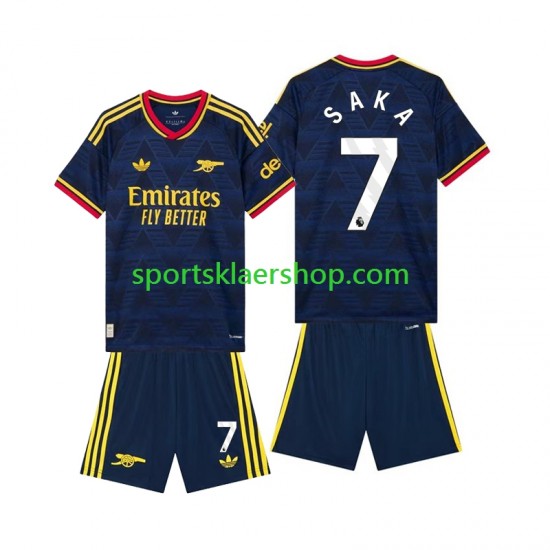 Arsenal drakt Bukayo Saka 7 Bortetrøye Kort erm 2026-2027 , Barnesett