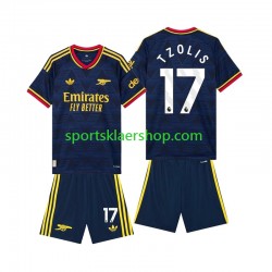 Arsenal drakt Christos Tzolis 17 Bortetrøye Kort erm 2026-2027 , Barnesett Arsenal drakt Christos Tzolis 17 Bortetrøye Kort erm 2026-2027 , Barnesett