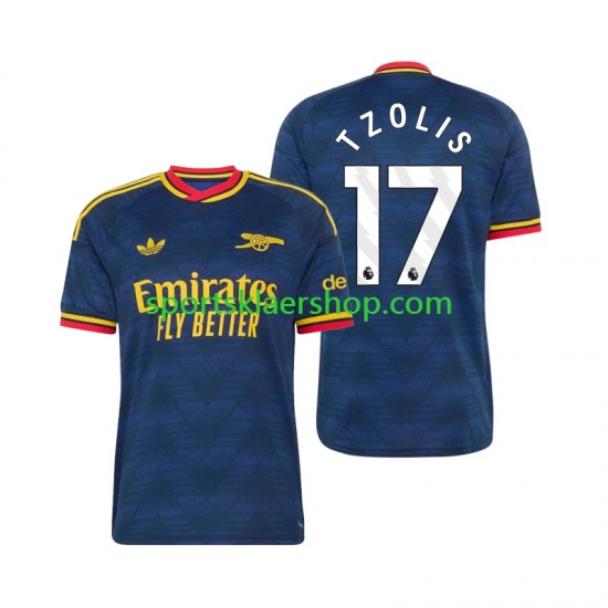 Arsenal drakt Christos Tzolis 17 Bortetrøye Kort erm 2026-2027 , Herre