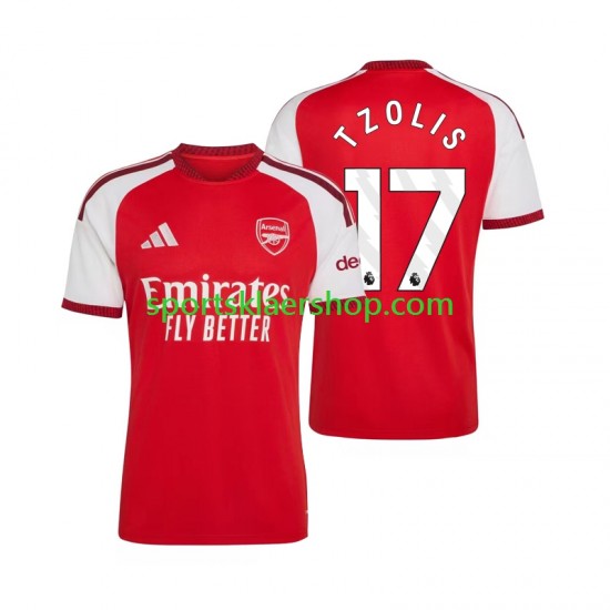 Arsenal drakt Christos Tzolis 17 Hjemmetrøye Kort erm 2026-2027 , Herre