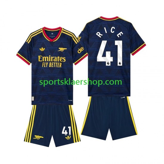 Arsenal drakt Declan Rice 41 Bortetrøye Kort erm 2026-2027 , Barnesett