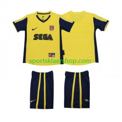 Arsenal drakt 2000 2001 Retro Bortetrøye Kort erm , Barnesett