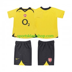 Arsenal drakt 2005 Retro Bortetrøye Kort erm 2006 , Barnesett