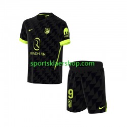 Atlético Madrid drakt Alexander Sorloth 9 Bortetrøye Kort erm 2026-2027 , Barnesett