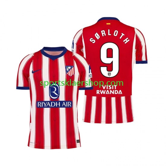 Atlético Madrid drakt Alexander Sorloth 9 Hjemmetrøye Kort erm 2026-2027 , Herre