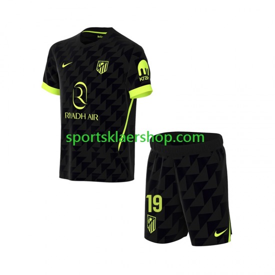 Atlético Madrid drakt Julian Alvarez 19 Bortetrøye Kort erm 2026-2027 , Barnesett