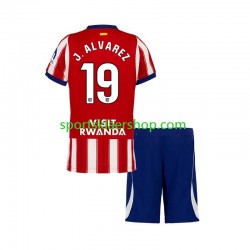 Atlético Madrid drakt Julian Alvarez 19 Hjemmetrøye Kort erm 2026-2027 , Barnesett