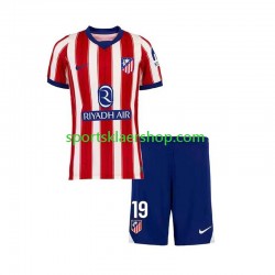 Atlético Madrid drakt Julian Alvarez 19 Hjemmetrøye Kort erm 2026-2027 , Barnesett