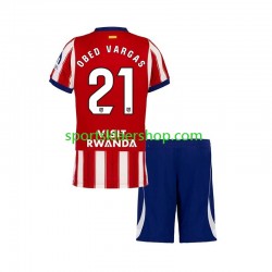 Atlético Madrid drakt Obed Vargas 21 Hjemmetrøye Kort erm 2026-2027 , Barnesett