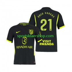 Atlético Madrid drakt Obed Vargas 21 Bortetrøye Kort erm 2026-2027 , Herre