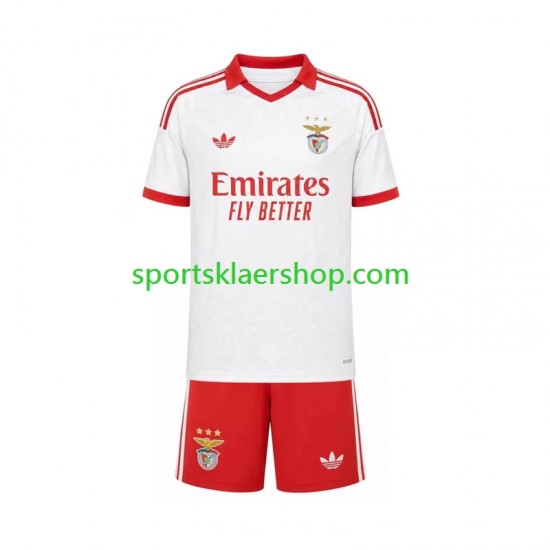Benfica drakt Bortetrøye Kort erm 2026-2027 , Barnesett
