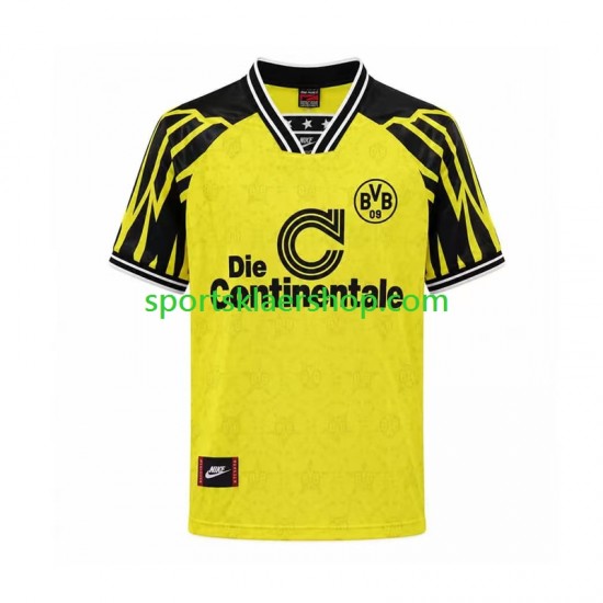 Borussia Dortmund drakt Retro Hjemmetrøye Kort erm 1994 , Herre