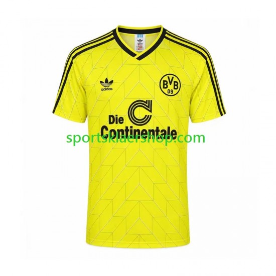 Borussia Dortmund drakt 1998 Retro Hjemmetrøye Kort erm , Herre