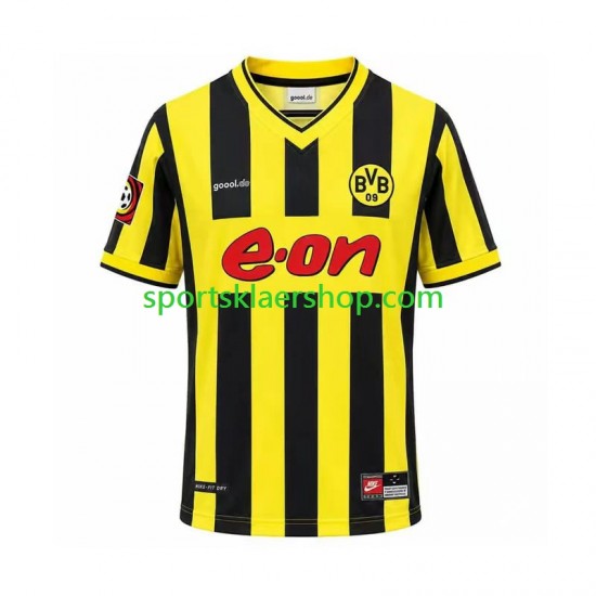 Borussia Dortmund drakt 2000 Retro Hjemmetrøye Kort erm , Herre